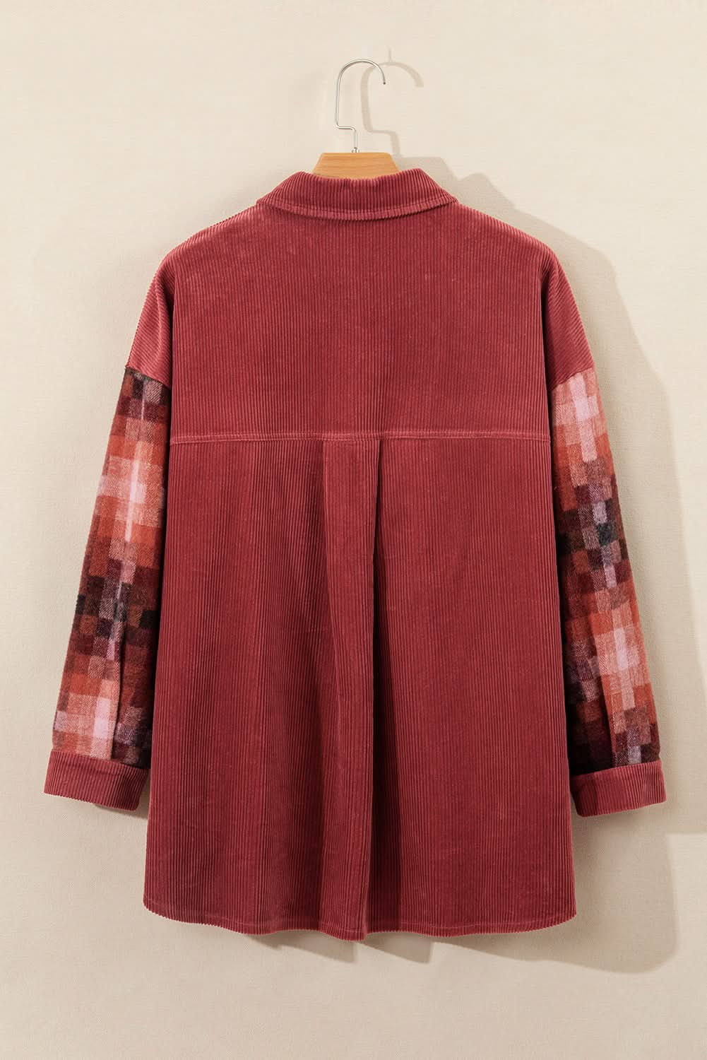 Gold Flame Oversized Corduroy Jacket - Love Salve